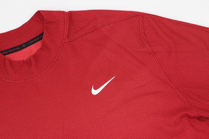 Nike Tiger Woods Red Mock Neck Golf Top (L)