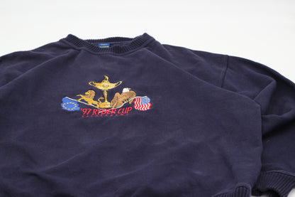 Glenmuir 1997 Ryder Cup Team Europe Navy Crewneck Jumper (XL)