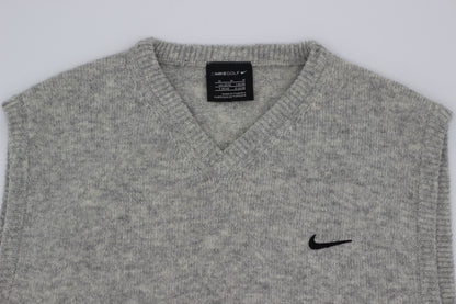 Nike Grey Woollen Golf Vest (M)