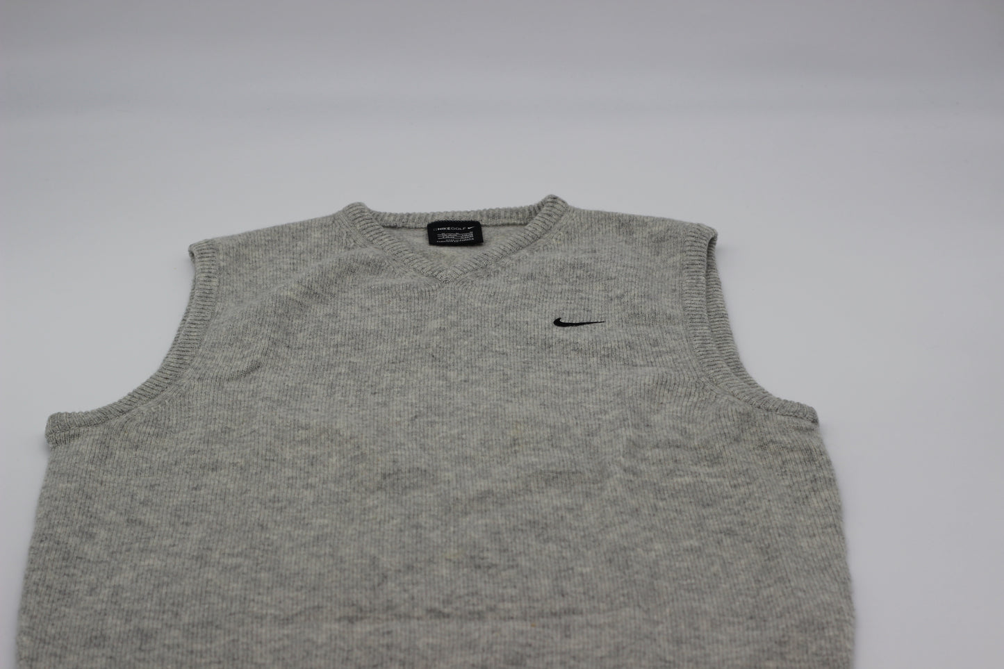 Nike Grey Woollen Golf Vest (M)