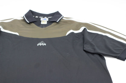 Adidas Black/Gold Polo-Shirt (XL)