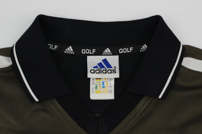 Adidas Black/Gold Polo-Shirt (XL)