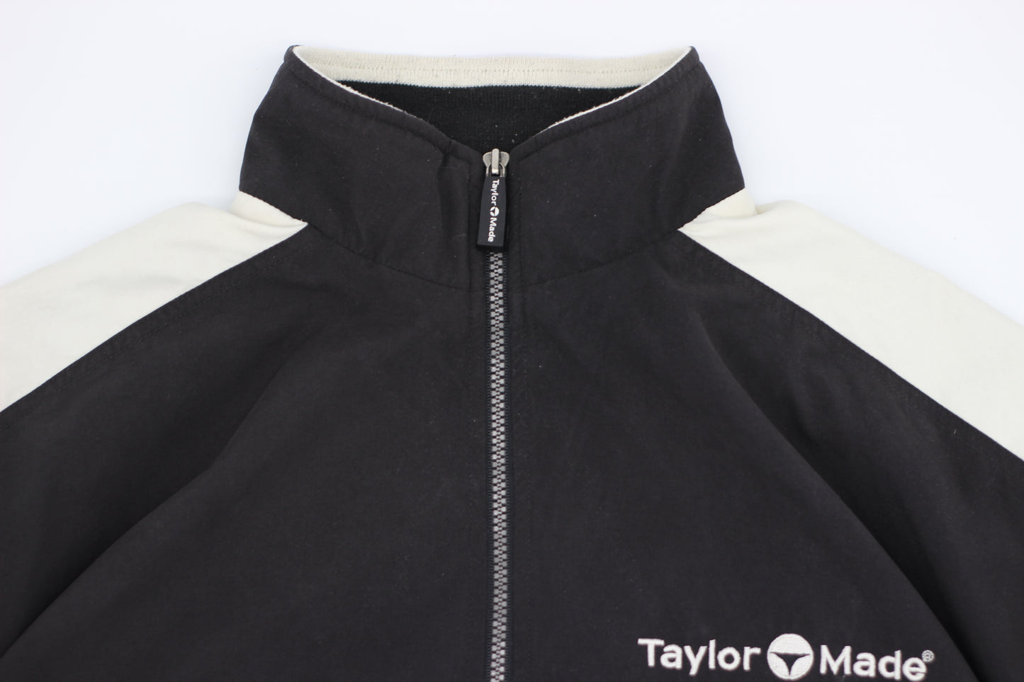 Taylormade Black/White Quarter Zip Windbreaker (M)