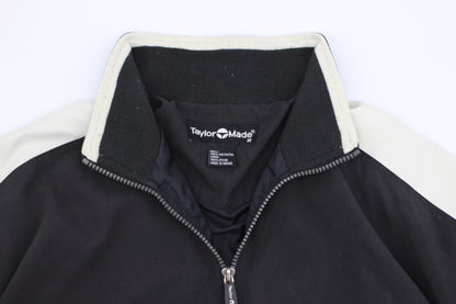 Taylormade Black/White Quarter Zip Windbreaker (M)