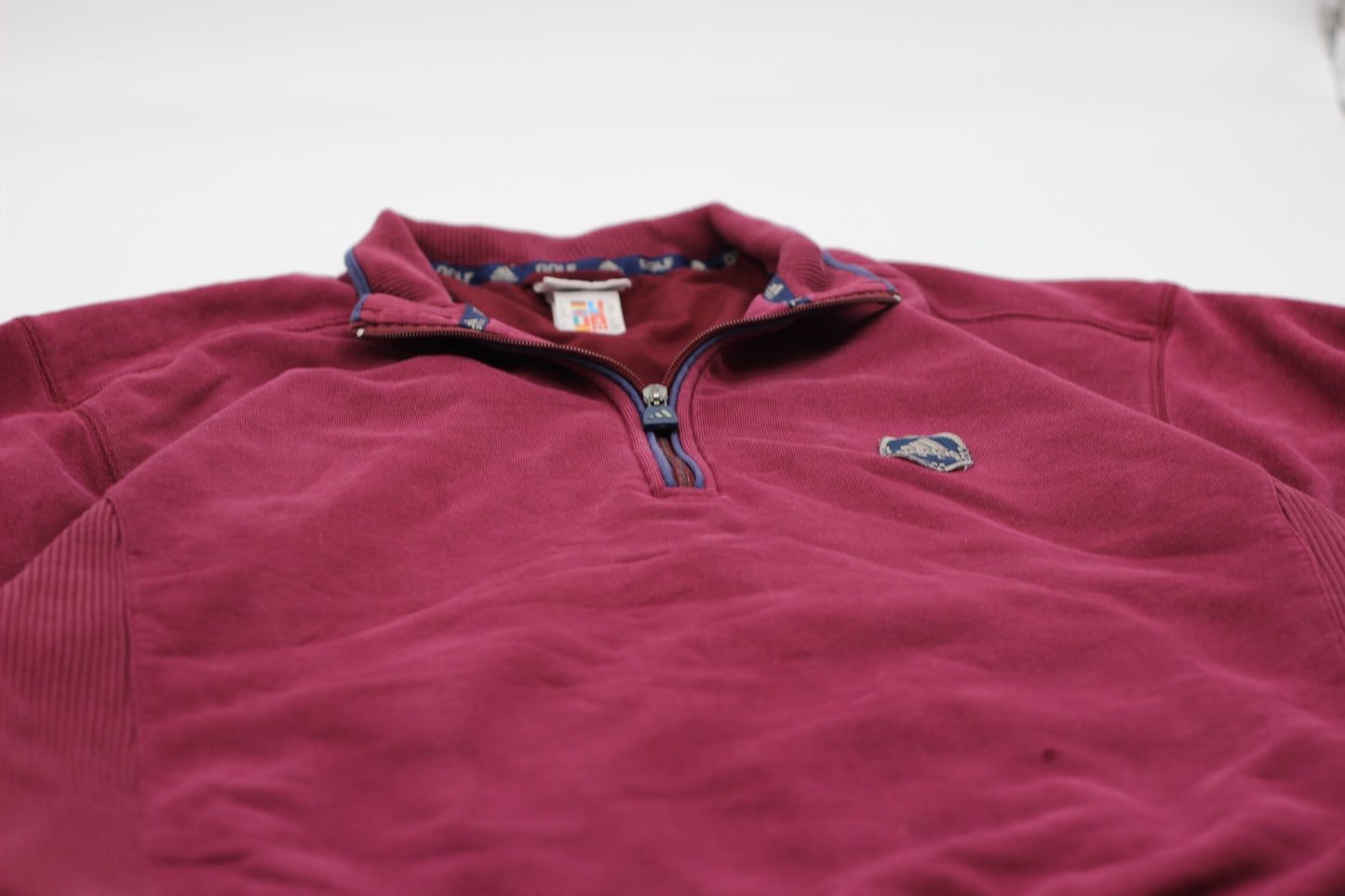 Adidas Golf Maroon Quarter Zip (L)