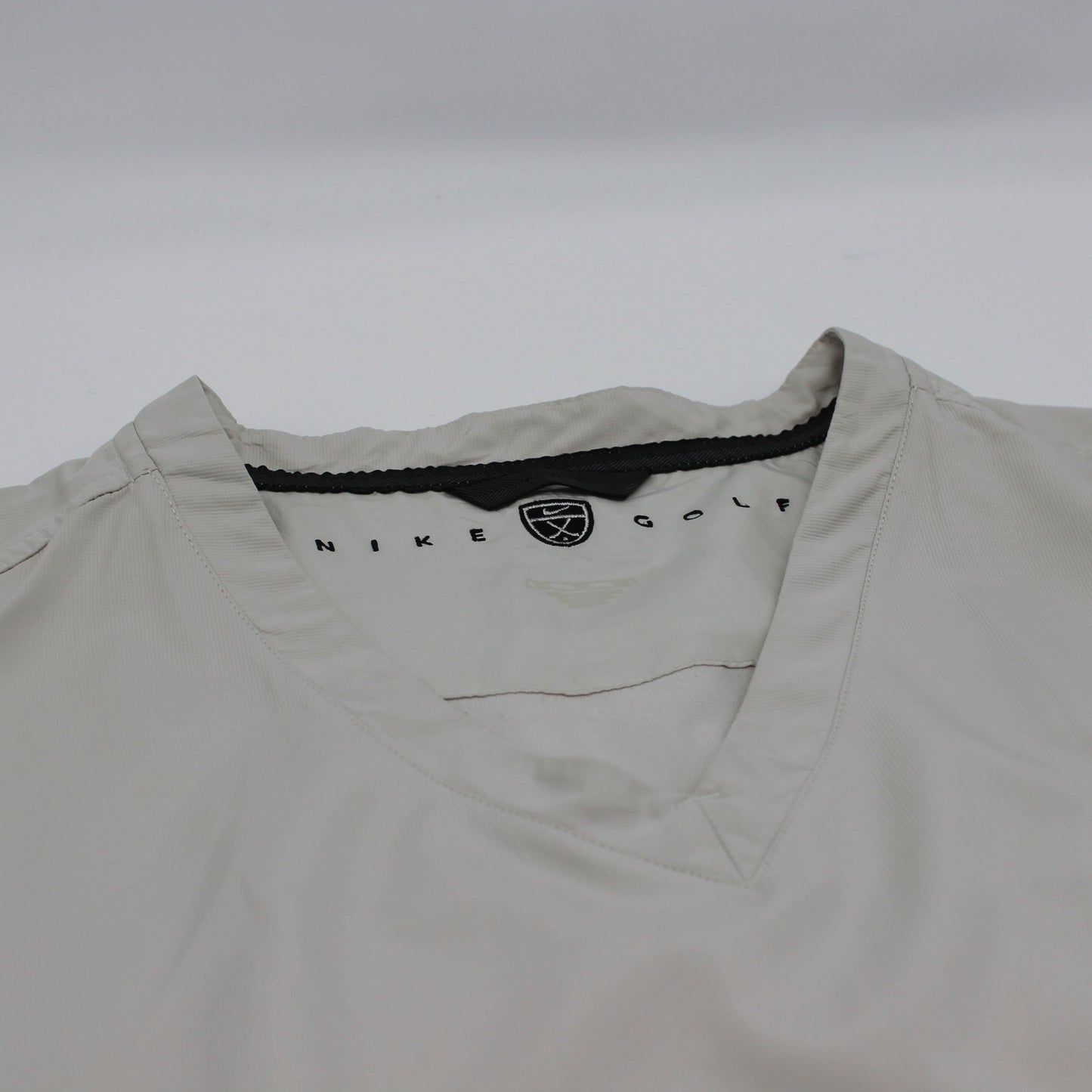 Nike Beige Short Sleeve Windbreaker (XL)