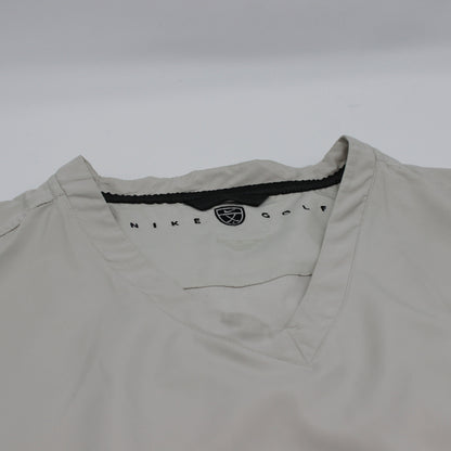 Nike Beige Short Sleeve Windbreaker (XL)