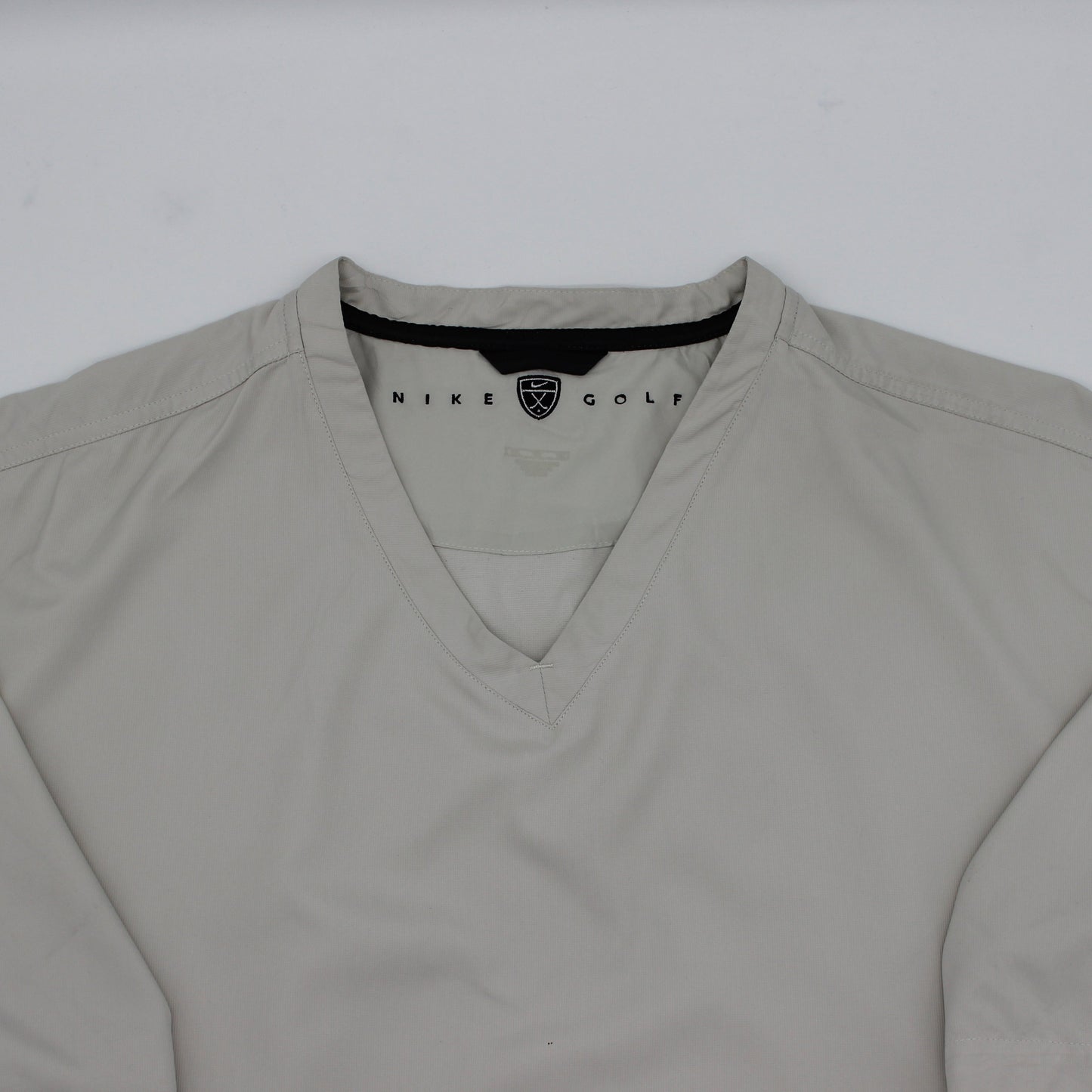 Nike Beige Short Sleeve Windbreaker (XL)