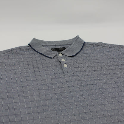 Nike Grey Patterned Polo-Shirt (XL)