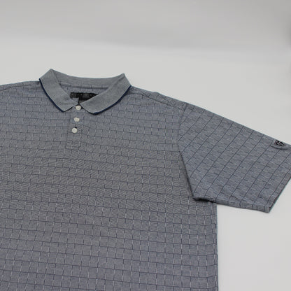 Nike Grey Patterned Polo-Shirt (XL)