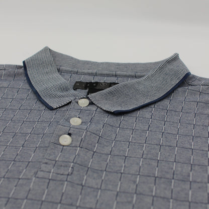 Nike Grey Patterned Polo-Shirt (XL)