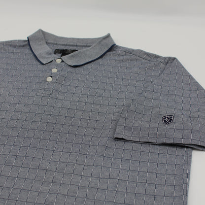 Nike Grey Patterned Polo-Shirt (XL)