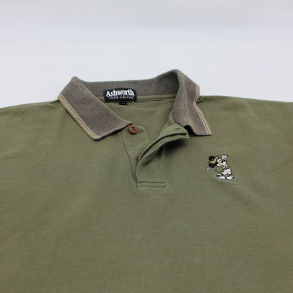 Ashworth x Disney Green/Grey Polo-Shirt (L)