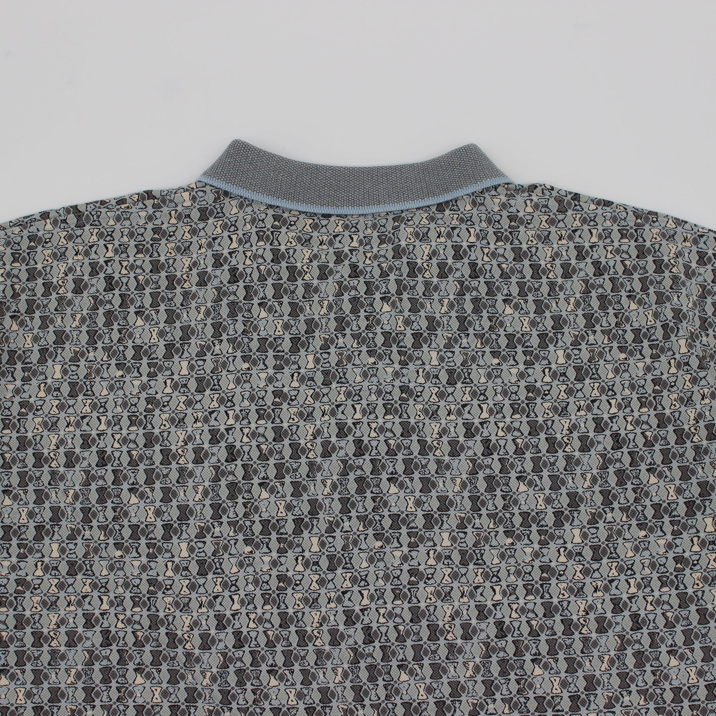 Reebok Grey Abstract Polo-Shirt (L)