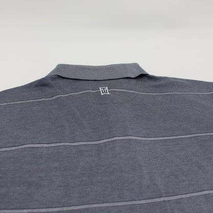 Nike Tiger Woods Grey Striped Polo-Shirt (L)
