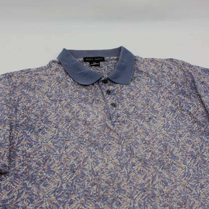 Nike Abstract Purple/Blue Camo Polo-Shirt (L)