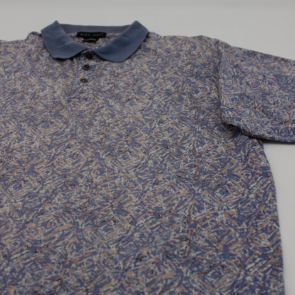 Nike Abstract Purple/Blue Camo Polo-Shirt (L)