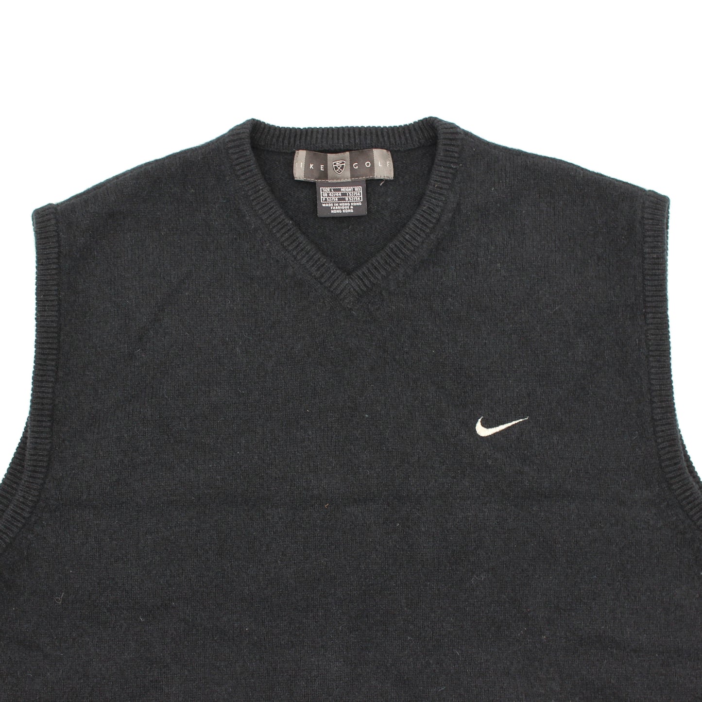 Nike Black Lambswool Golf Vest (L)