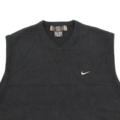 Nike Black Lambswool Golf Vest (L)
