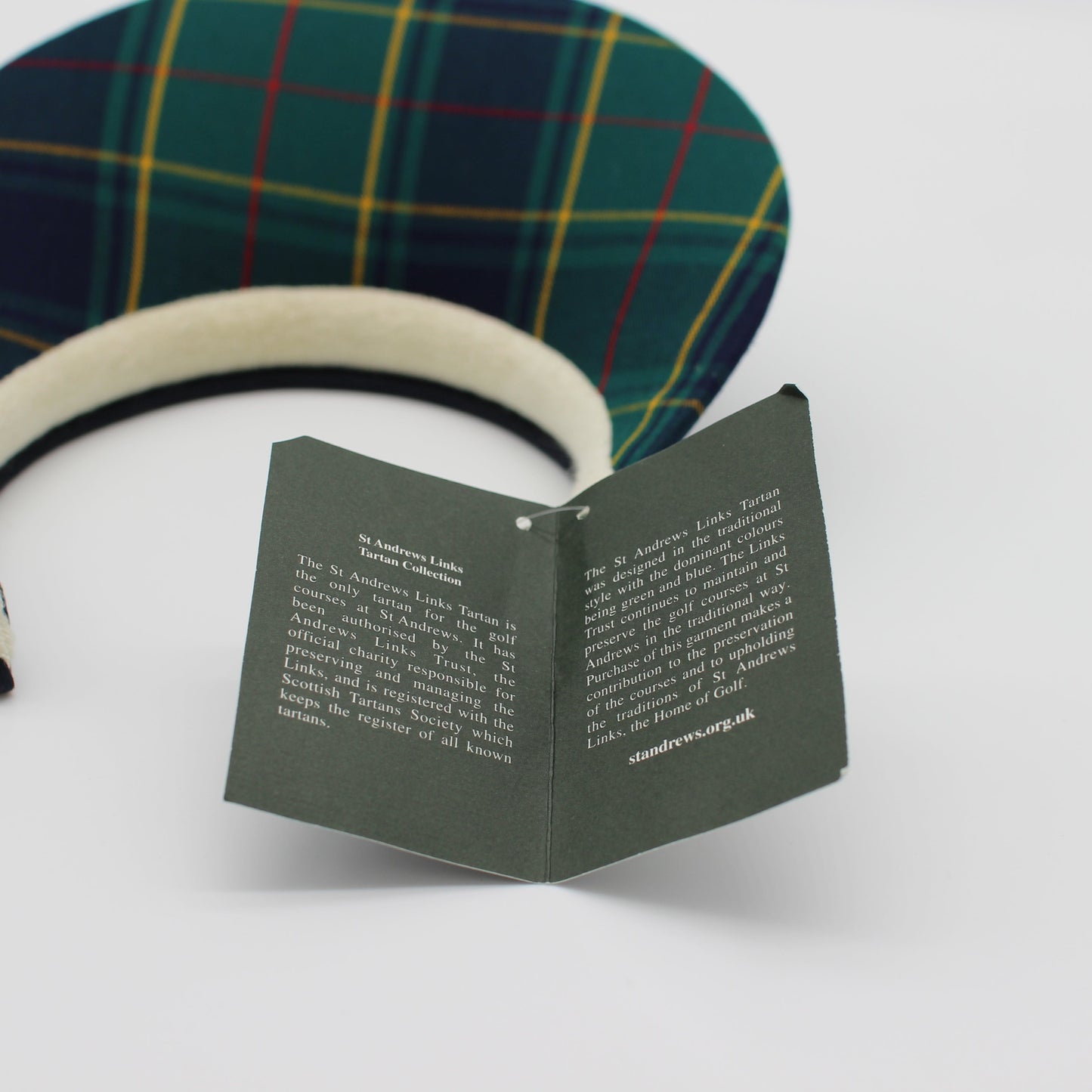 The Old Course ‘Tartan Collection’ Visor with Tags