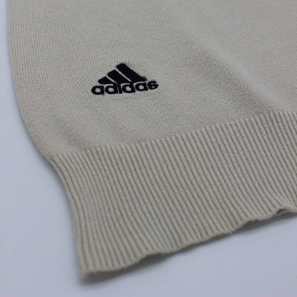 Adidas Beige/Black Golf Vest (S)