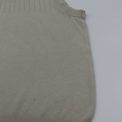 Adidas Beige/Black Golf Vest (S)