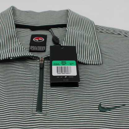 Nike Tiger Woods Yin Yang Green/White Striped Polo-Shirt with Tags (XL)