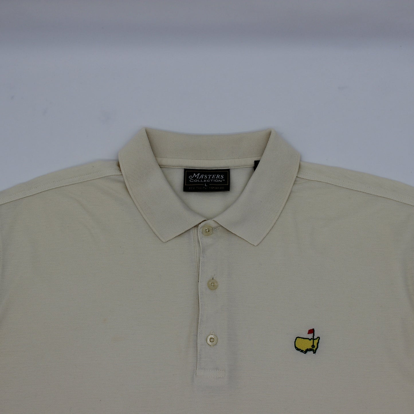 Masters Collection Beige Polo-Shirt (L)