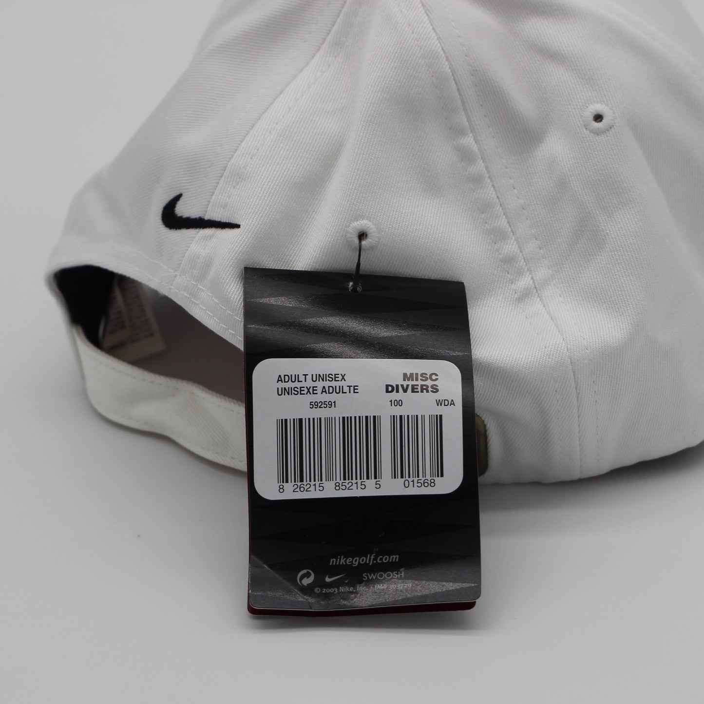Nike Tiger Woods White Cap w/Tags