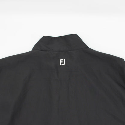FootJoy DryJoys Black Short Sleeve Windbreaker (L)