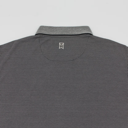 Nike Tiger Woods Black/Grey Patterned Polo-Shirt (XL)