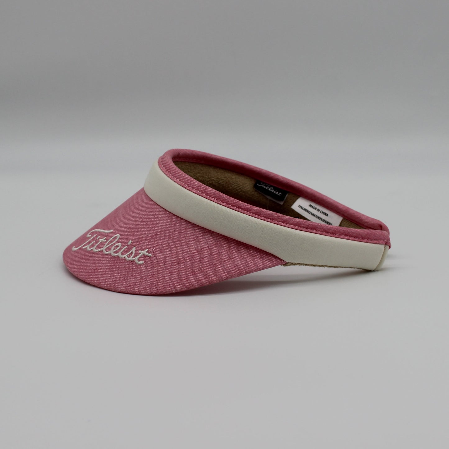 Ladies Titleist Pink Golf Visor with Tags