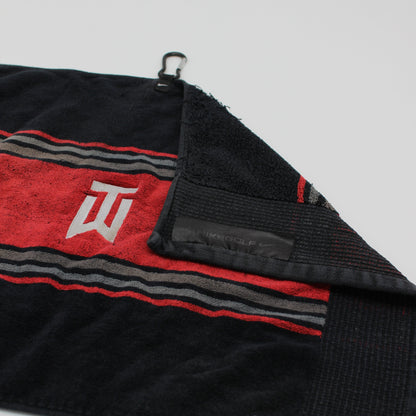 Nike Golf Tiger Woods Black/Red Golf Towel