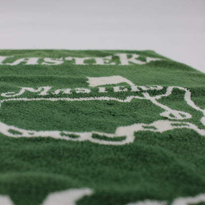 Masters Green/White Golf Towel