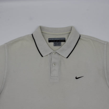 Nike Tiger Woods Yin Yang White/Brown Polo-Shirt (M)