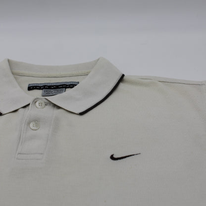 Nike Tiger Woods Yin Yang White/Brown Polo-Shirt (M)