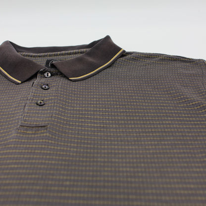 Nike Dark Grey/Yellow Abstract Polo-Shirt (M)