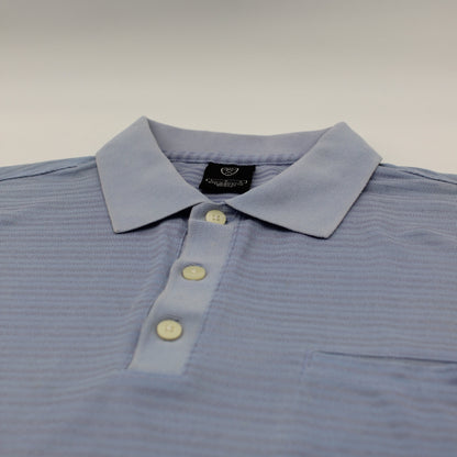 Nike Light Blue Striped Polo-Shirt (L)