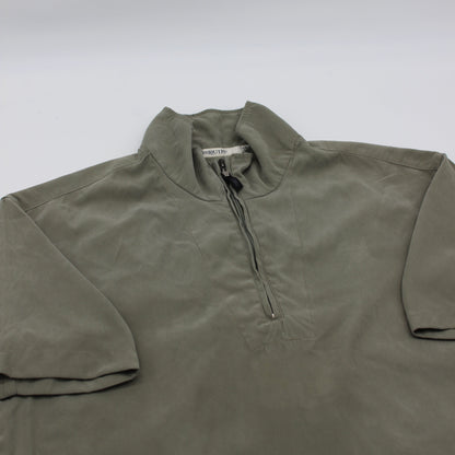Pro-Quip Khaki Green Short Sleeved Windbreaker (M)