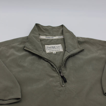 Pro-Quip Khaki Green Short Sleeved Windbreaker (M)
