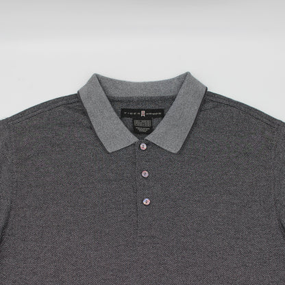 Nike Tiger Woods Grey Patterned Polo-Shirt (L)