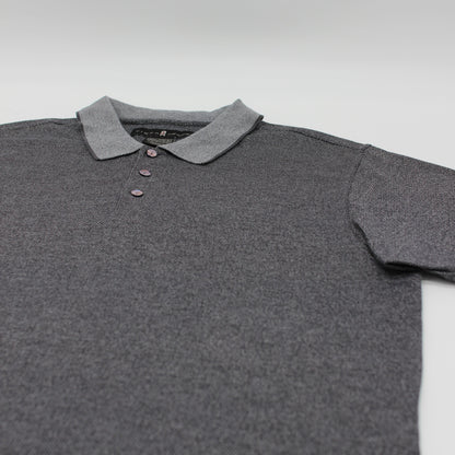 Nike Tiger Woods Grey Patterned Polo-Shirt (L)