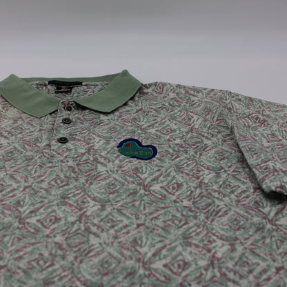 Nike Abstract Green/White Camo ‘English Turn’ Polo-Shirt (L)