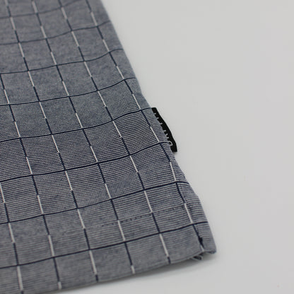 Nike Grey Chequered Polo-Shirt (L)