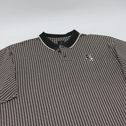 Nike Disney Black/White Chequered Polo-Shirt (XL)