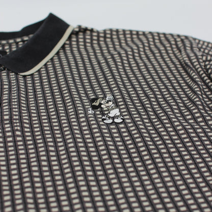 Nike Disney Black/White Chequered Polo-Shirt (XL)