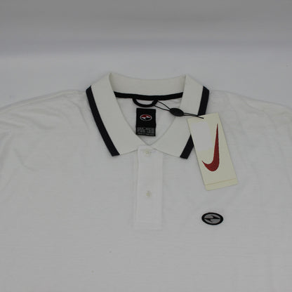 90s Nike Yin Yang White Polo-Shirt with Tags (XXL)