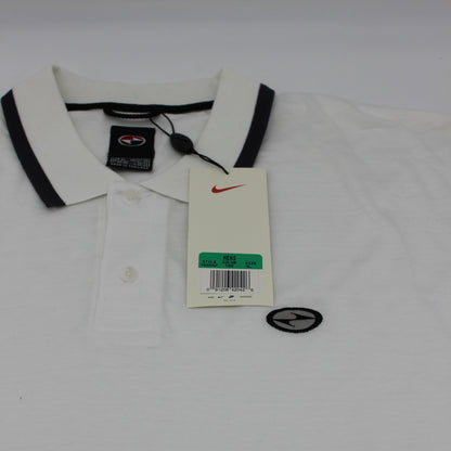 90s Nike Yin Yang White Polo-Shirt with Tags (XXL)