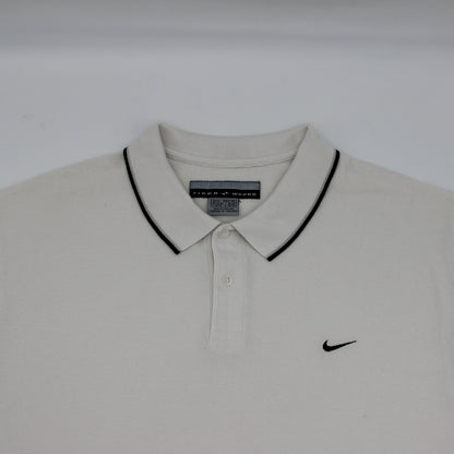 Nike Tiger Woods Yin Yang White Polo-Shirt (XL)