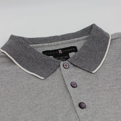 Nike Tiger Woods Grey Patterned Polo-Shirt (XXL)